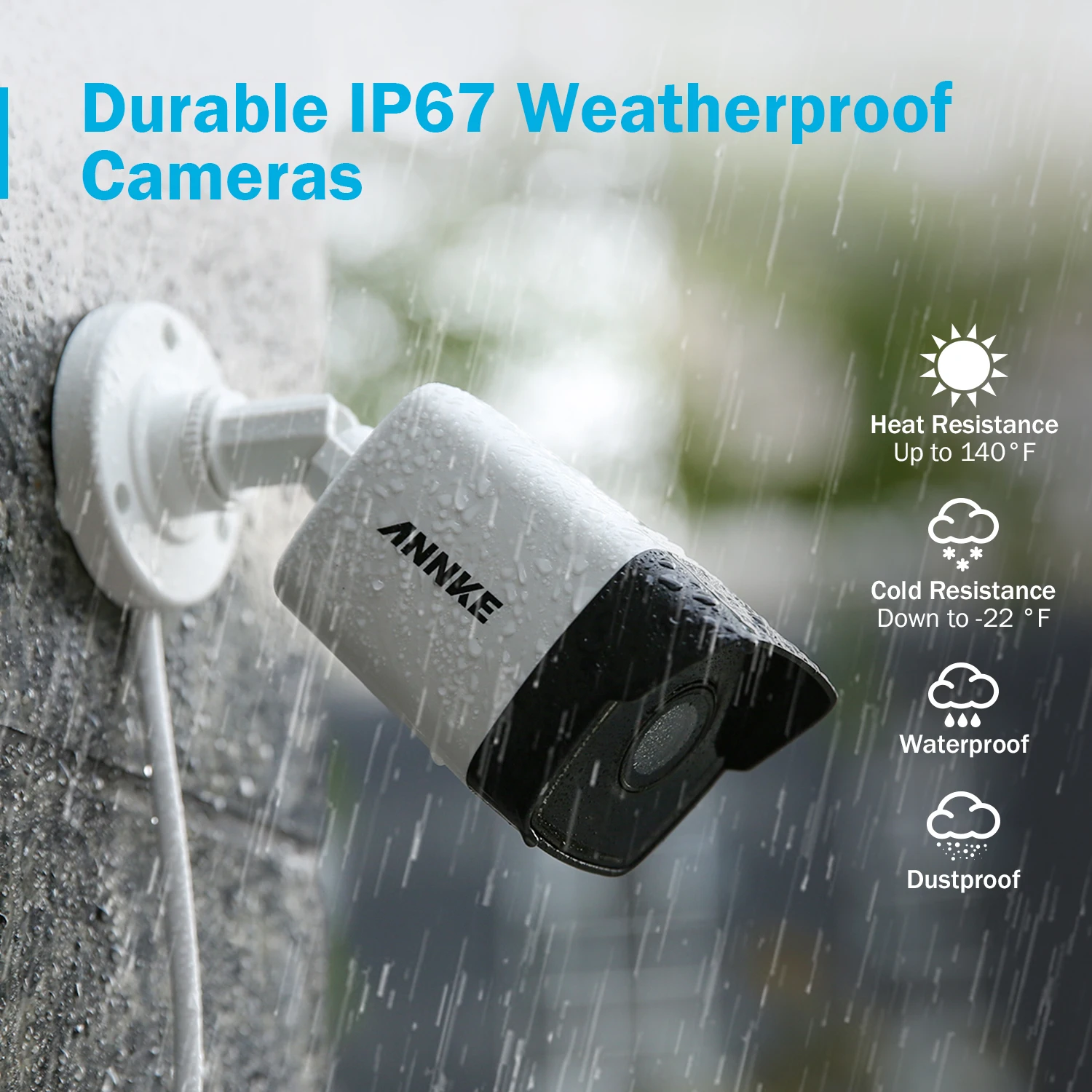 ANNKE 1 шт. ультра FHD 5MP POE ip-камера для улицы, для помещений, водонепроницаемая сеть безопасности, пуля, ночное видение, электронная почта, оповещение, камера