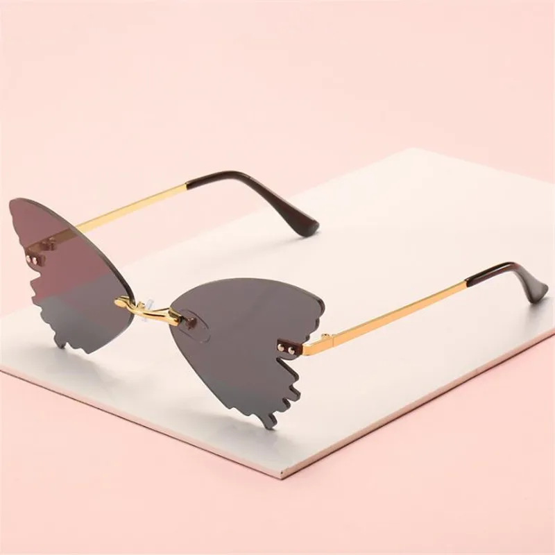 

Lantzena 2020 New Personality Sunglasses Europe Fashion Butterfly Glasses Street Shooting Polarized Funny Sun Glasses Women
