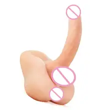 Dildo Ass Lifelike Testicle Male Realistic Penis Ass Sex Doll for Women and Men Large Penis and Tight Anus Dildo Sex Toy