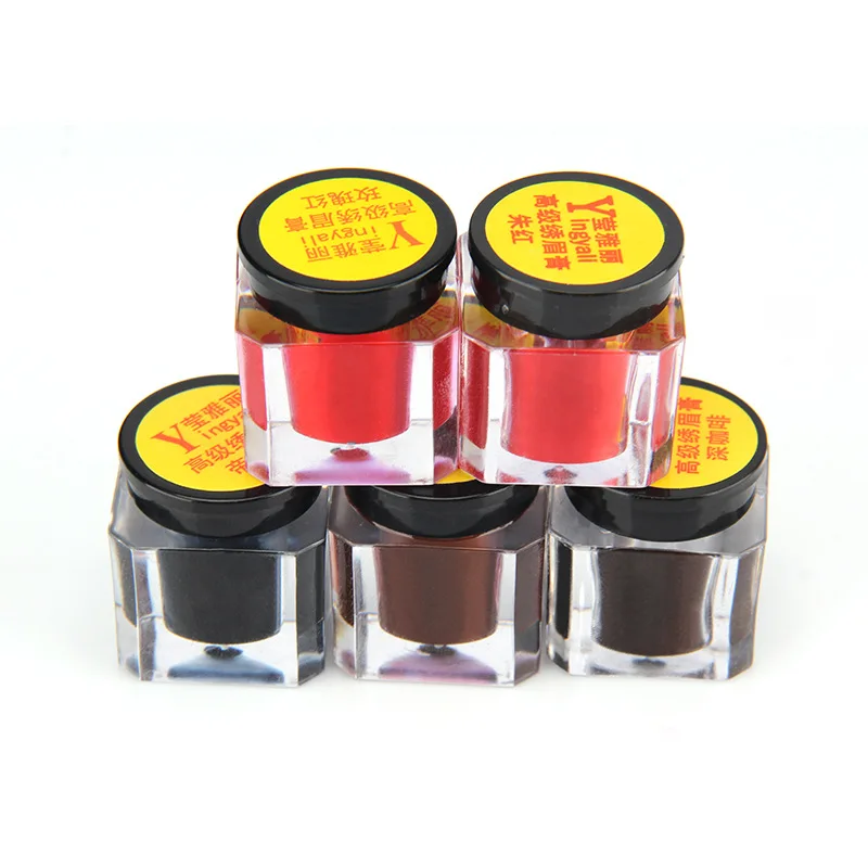 1pc PCD 5g Light Coffee Eyebrow Microblade tattoo ink tattoo ink pigment Lips Microblading Supply Permanent Makeup Pigment Colorfastness