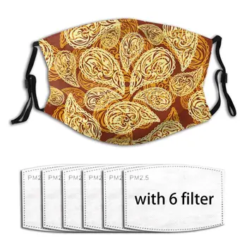 

Abstract Floral Outdoor Washable Anti Haze PM2.5 Anti Dust Mask Unisex Activated Carbon Filter Mouth Bacteria Face Masks