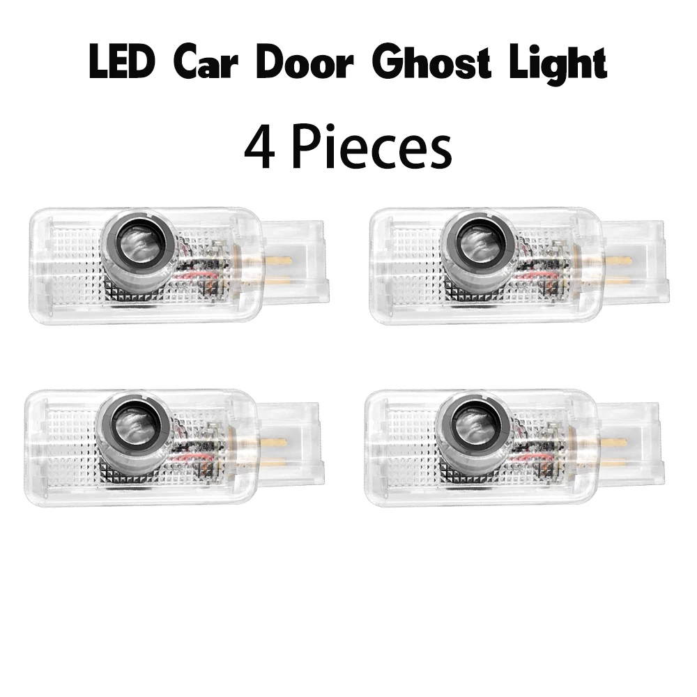 LED Car Door Light Auto Emblem Logo Laser Projector Welcome Lamp For Mercedes Benz AMG R GL ML Class R350 R300 W215 W164 X164 | Автомобили