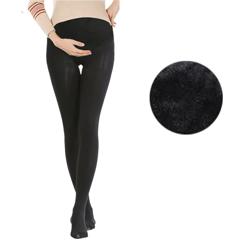 Winter Woman Maternity Leggings Velvet Pregnant Pants Adjustable Belly Band Clothes Brace Mujer Pregnancy Embarazada Premama