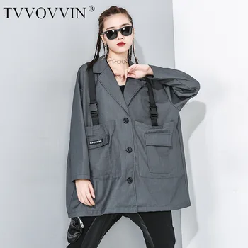 

Korea high Street spring new women clothes Tide 2020 fashion Personality single breasted Suit Loose casual blazer Coat YH774
