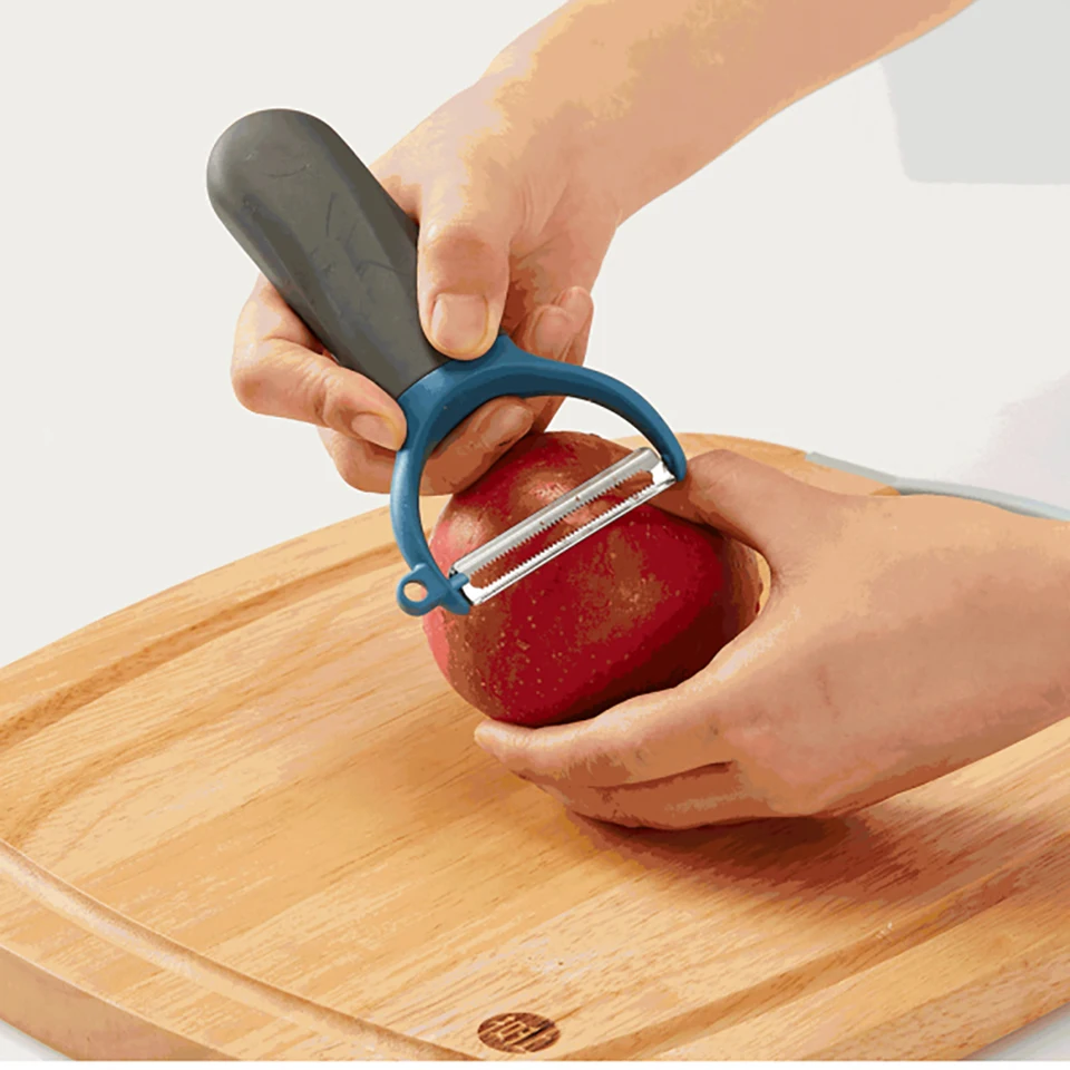 XIAOMI kalar Peeler Vegetable Fruit Peeler I & Y Type Sharp Premium Hand Peeling Tool - Red I Type  (7)