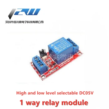 

1 relay module with optocoupler isolation Support high and low level trigger One relay expansion board 5V