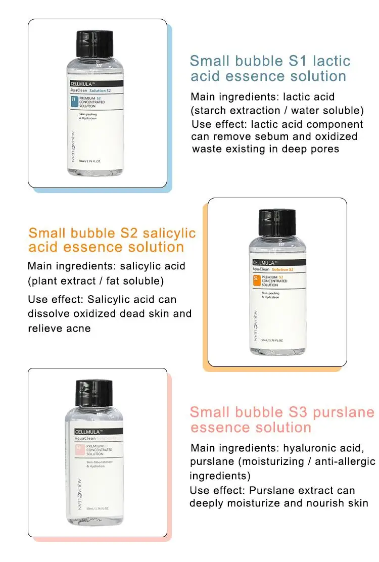 2020 Aqua Peeling Solution S1,S2,S3 Aqua Facial Serum Hydra Dermabrasion Facial Serum For Normal Skin fast 