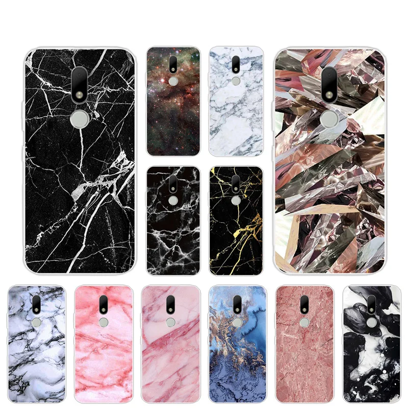 for Motorola MotoM Shell Transparent Slim Silicone Cover Moto M/XT1662 Flexible TPU Cases DIY Pattern Clear Protection Coque |