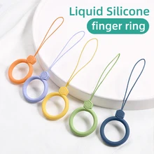 Ремешок Кольцо для мобильного телефона жидкое Силиконовое кольцо шнурок анти-капля телефонная веревка для телефона кольцо для мобильного телефона для iPhone samsung