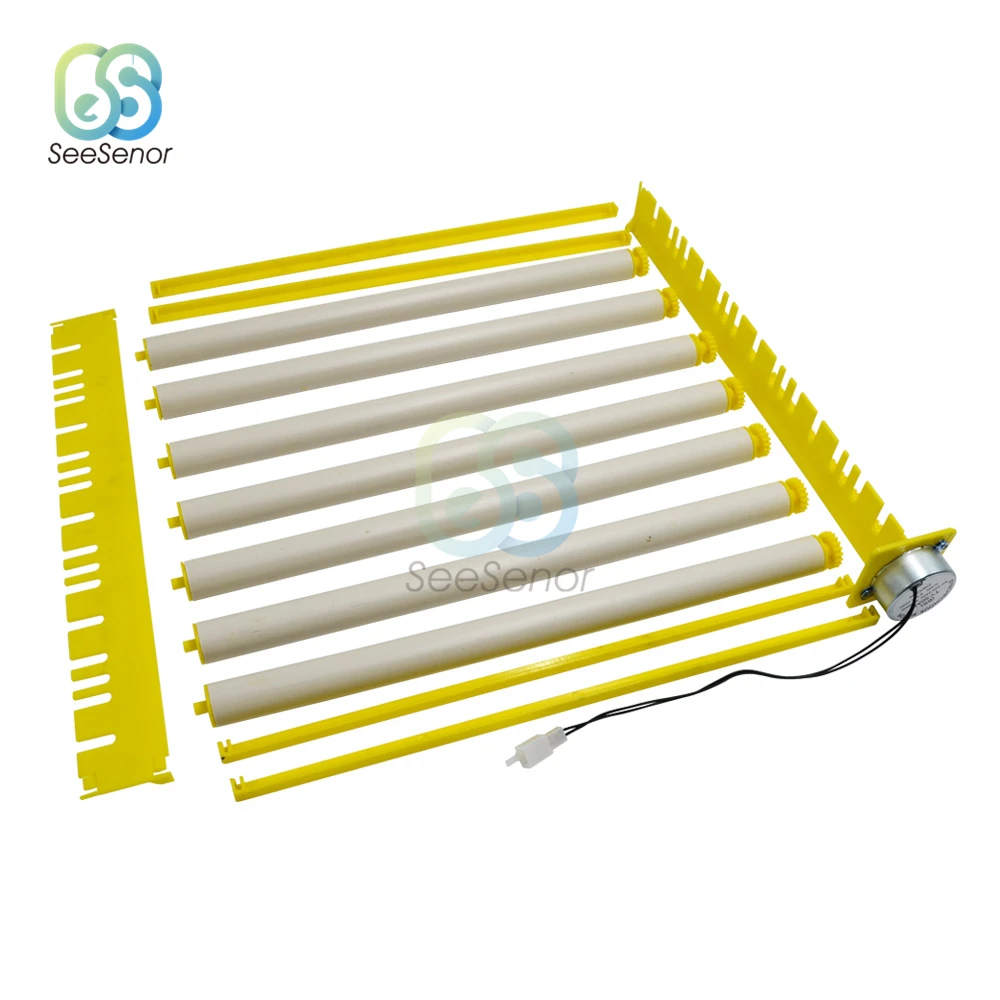 새로운 42 계란 인큐베이터 회전 트레이 가금류 인큐베이터 장비 닭 오리 및 기타 가금류 인큐베이터가 자동으로 계란을 돌립니다.