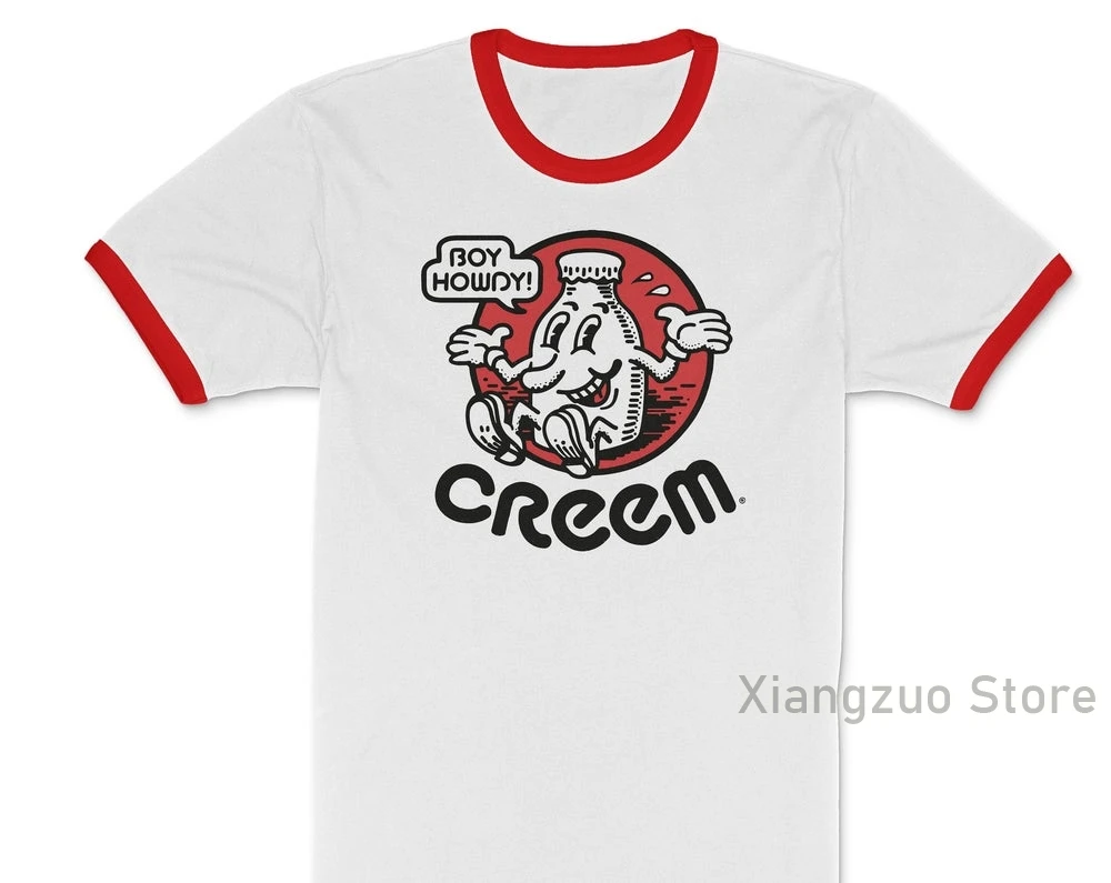 Официальный журнал CREEM Boy Howdy! Белая футболка унисекс с логотипом Рингера
