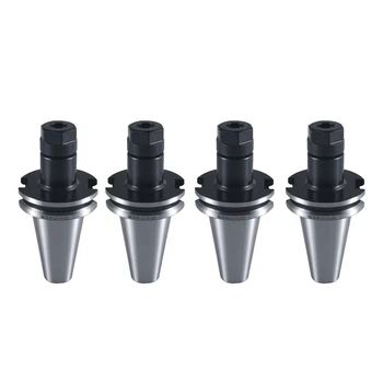 

Pouvoir 4pcs CAT40 ER16 Collet Chuck Taper Holder CNC Milling Length 70mm 2.76"