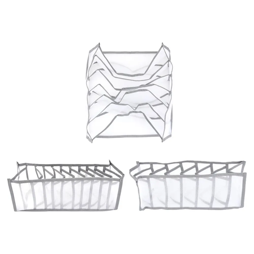 

3pcs Storage Container Fine Underwear Organizer for Bra Underwear