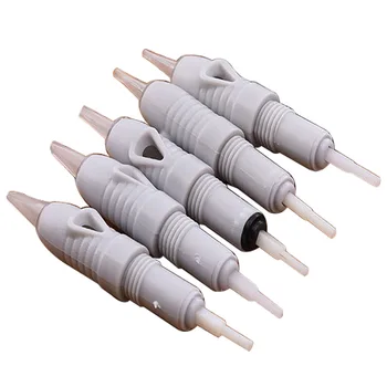 

50cs Charmant Device Microblading Cartridge Needle For Eyebrow Eyeliner Lip Permanent Makeup Therapy 8mm Screw Tattoo Needle Tip