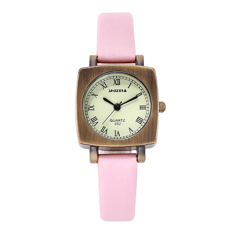 

Quartz Women Watches 2019 Roman numeral Fashion Leather Ladies Watch Waterproof Female Wristwatch Relogio Feminino Reloj Mujer