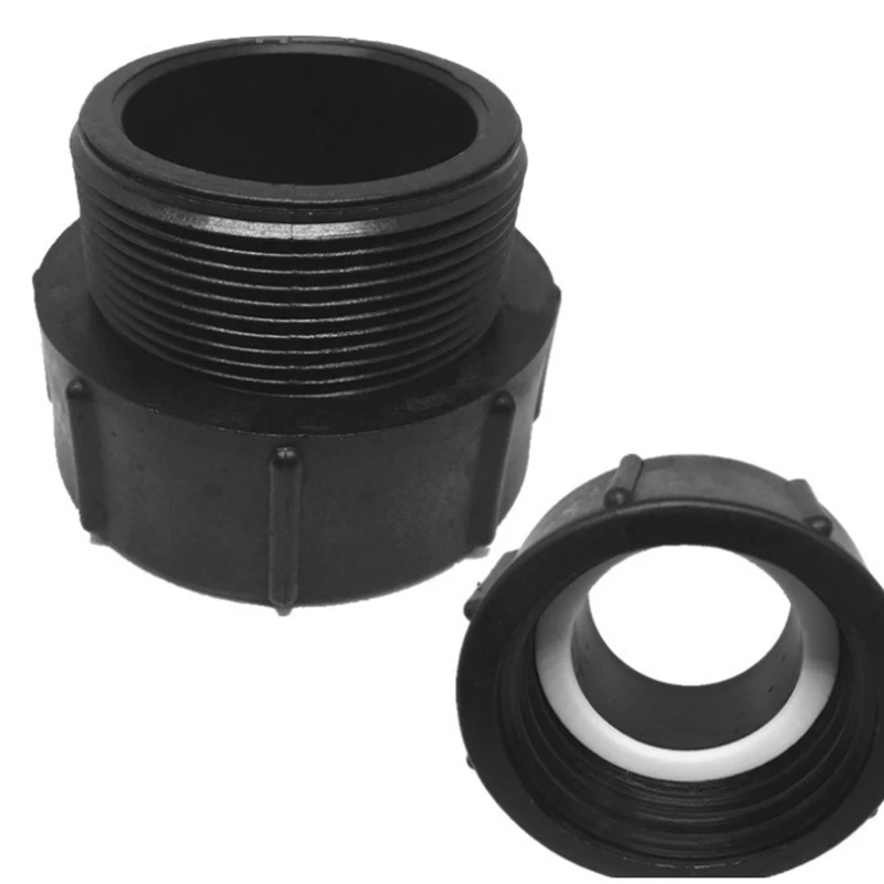 275 330 Gn IBC Tote Tank VALVE ADAPTER 2" Coarse Thread x 2" NPT MALE