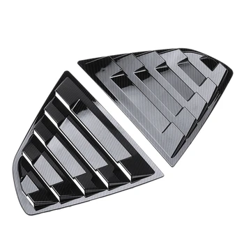 

2-Piece Rear Quarter Panel Window Decal Cover Louver Window Pane for Toyota Camry 2018
