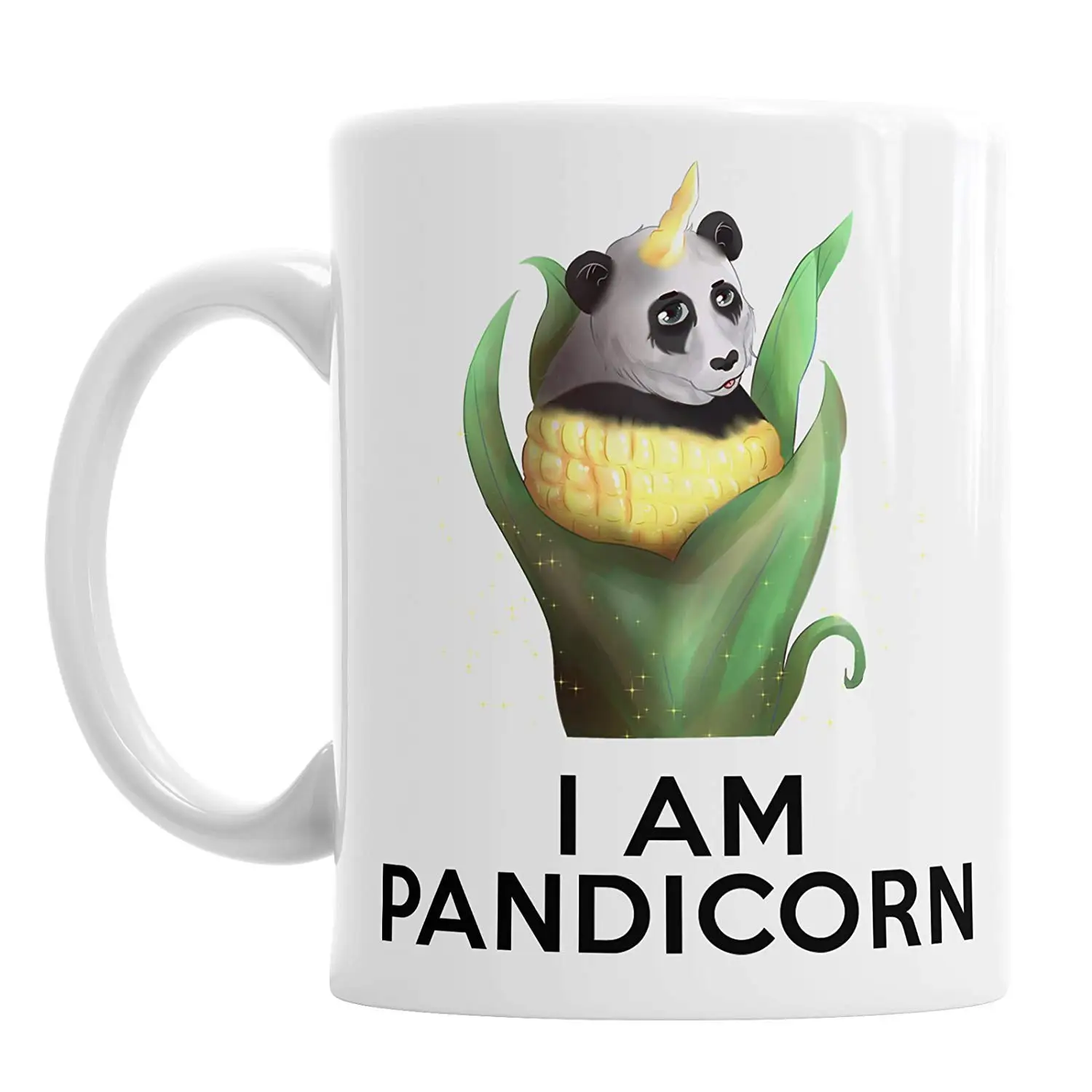 I'm A Pandicorn Единорог 11 унций кружка чашка с перемешивающей ложкой-забавная панда