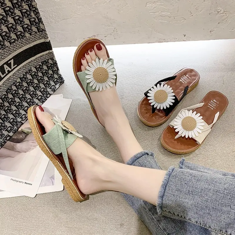 

women sandals Indoor Shoes Flowers 2020 Women Slippers Fashion Summer lovely Ladies Casual Slip On Beach Flip Flops Slides