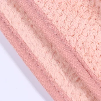 

2pcs Fashion Hair Drying Towel Caps Practical Water Absorption Towel Hat Bath Caps for Home Bathroom (Pink + Beige)