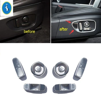 

Yimaautotrims Seat Adjust Adjustment Button Cover Trim ABS Interior Fit For Land Rover Discovery Sport 2015 2016 2017 2018 2019