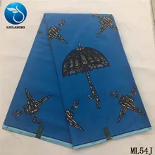 LIULANZHI африканские восковые ткани нового дизайна Анкара хлопчатобумажная восковая ткань настоящий батик ткань для платья 6 ярдов ML54J01-ML54J26