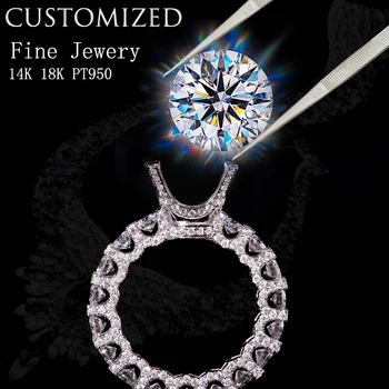 

Customize Jewelry Service custom moissanite ring, Diamond ring or ,emerald ring ,Ruby ring in 14K 18K
