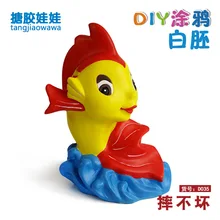 D035 [высота 20 см "пятьсот различных дополнительных DIY винил борьба не плохой негипсовая кукла цветной рисунок