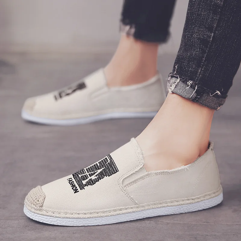

2019 Summer New Style MEN'S Shoes Trend Versatile Old Beijing Cloth Shoes Men's Slip-on Loafers Tods Casual Shoes Men's
