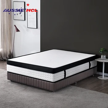 

King Size Spring Mattress, Coolvie 12 Inch Memory Foam and Innerspring Hybrid Single Bed Mattress in a Box, Medium Firm Feel