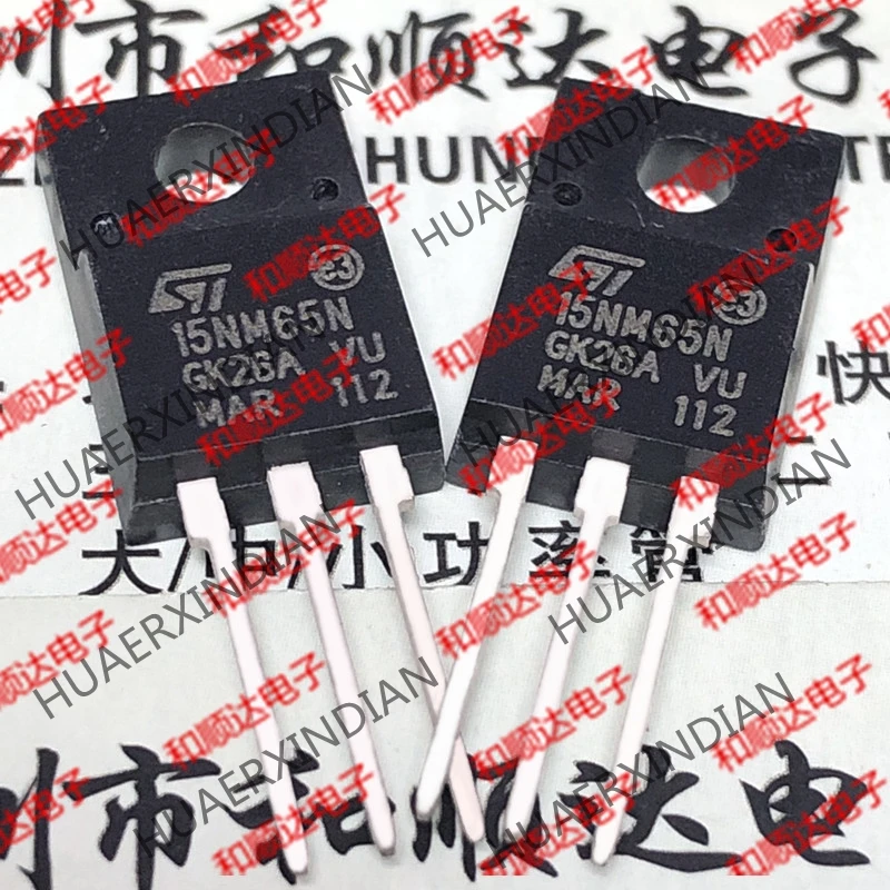 10 шт./лот и 15NM65N STF15NM65N TO-220F 650V 15.5A