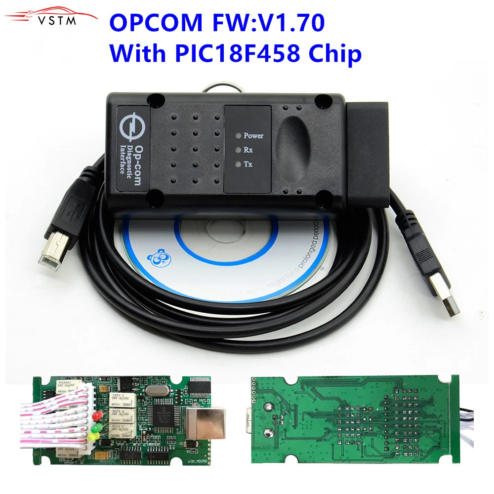 New OPCOM V1.99 firmware V1.70 1.78 1.95 opcom 1.99 A quality OP-COM 1.70 For Op-el Diagnostic-tool OP COM with PIC18F458 FTDI big car inspection equipment
