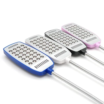 28 LEDs 슈퍼 밝은 책 빛 DC5V USB 독서 야간 조명 유연한 테이블 램프 보조베터리 노트북 PC