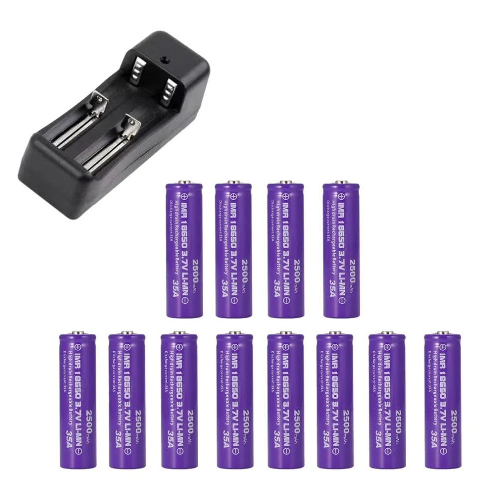 Vtc6 3,7 V 2500Mah литий-ионная аккумуляторная батарея 18650 для sony Us18650 C6 30A электронная сигарета мод+ 18650 зарядное устройство для Devilkin 225W TC