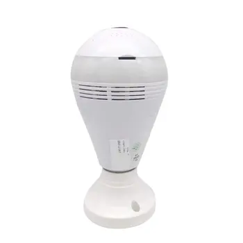 

Panoramic bulb monitor camera HD 960P Wifi LED bulb Night Vision Motion Detector Phone remote camera 1 Piece