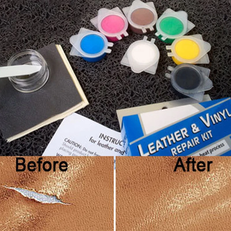 LiquidSkinLeatherRepairKitNoHeatLeatherVinylRepairToolAuto
