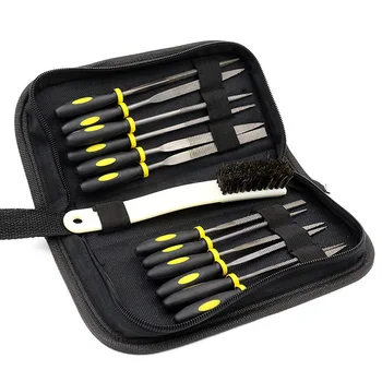 

Needle File Set Hand Wood Filler Bristle Brush Tool Set Metal File Includes Flat, Flat Warding, Square, Triangu 4*160 5*180