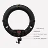 Yidoblo Black FD-480II LED Light Ring Kit Bi-color 96w Selfie Light Video Ring Light Lamp with Light Stand Bag Led Makeup Right 2