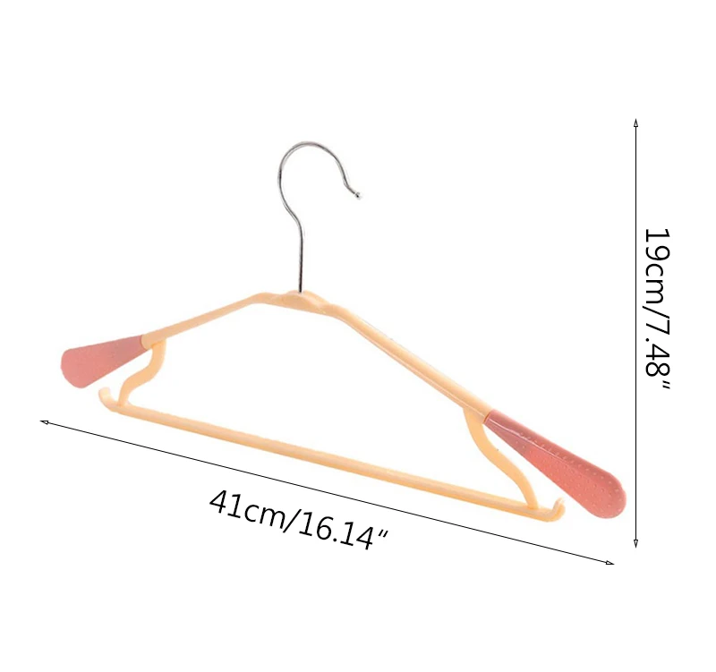 Бытовые взрослые немаркировочные вешалки широкая плечевая пластиковая вешалка для одежды поддержка многофункциональная противоскользящая сушилка пластиковый