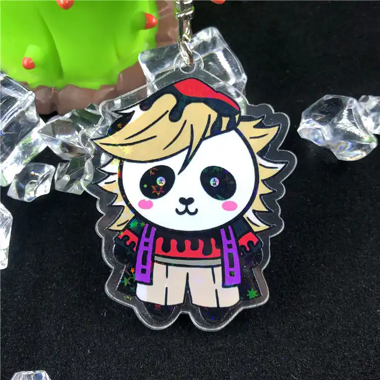 日本アニメ幽霊刃キーホルダークリエイティブアクリルバックパックペンダントバッグ装飾車のキーアクセサリーホット販売ギフト キーホルダー Aliexpress