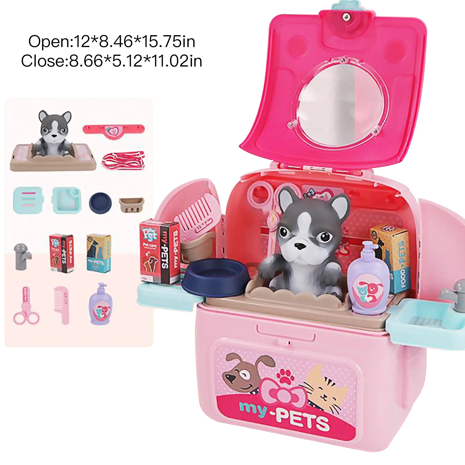 Animals Cartoon Dog Cat Toys Pet Toy Realistic Pet Vet Play Set Pretend Play Toy Veterinarian Kit Cat Dog Care Play Set Doctor Toys Aliexpress