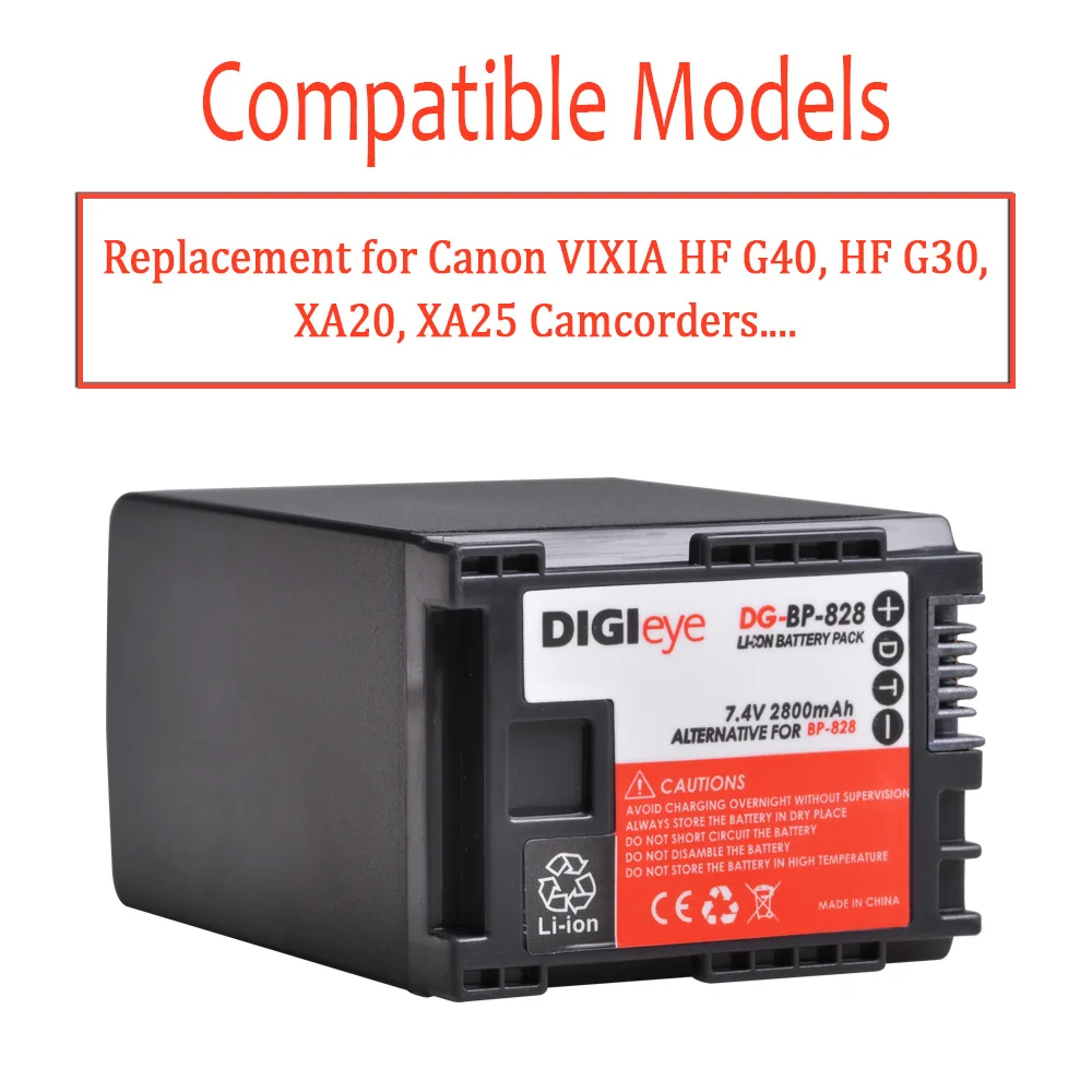 DSTE BP-828 Batterie Li-ION Et Chargeur Micro USB Compatible Avec