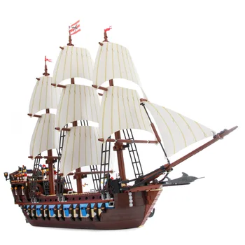 

1664 PCS decool Blocks 22001 Imperial Flagship Compatible 10210 technic Children toys bricks Christmas Gift 4px To DE