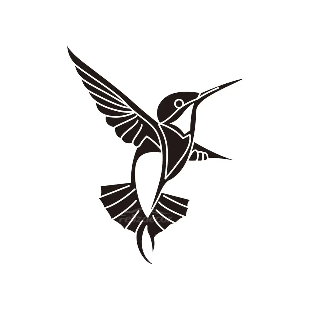 Колибри с крыльями летучей виниловые наклейки на автомобиль и Графика для кузов