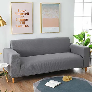 

L Shape Sofa Need 2pcs Sofa Cover Solid Color Corner Sofa Covers for Living Room Elastic Couch Cover Stretch Slipcovers