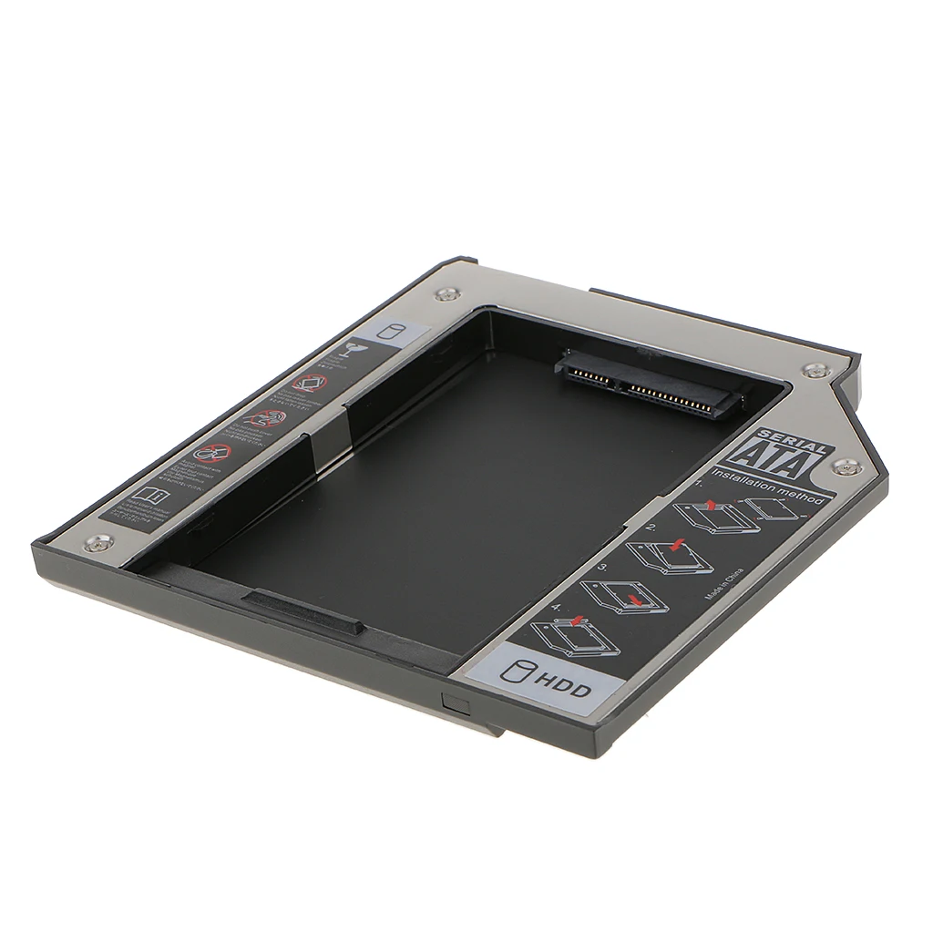 SATA 2nd 2 5 ''жесткий диск Caddy для ThinkPad T400 T500 R400 с 4 винтами|Боксы дисководов| |