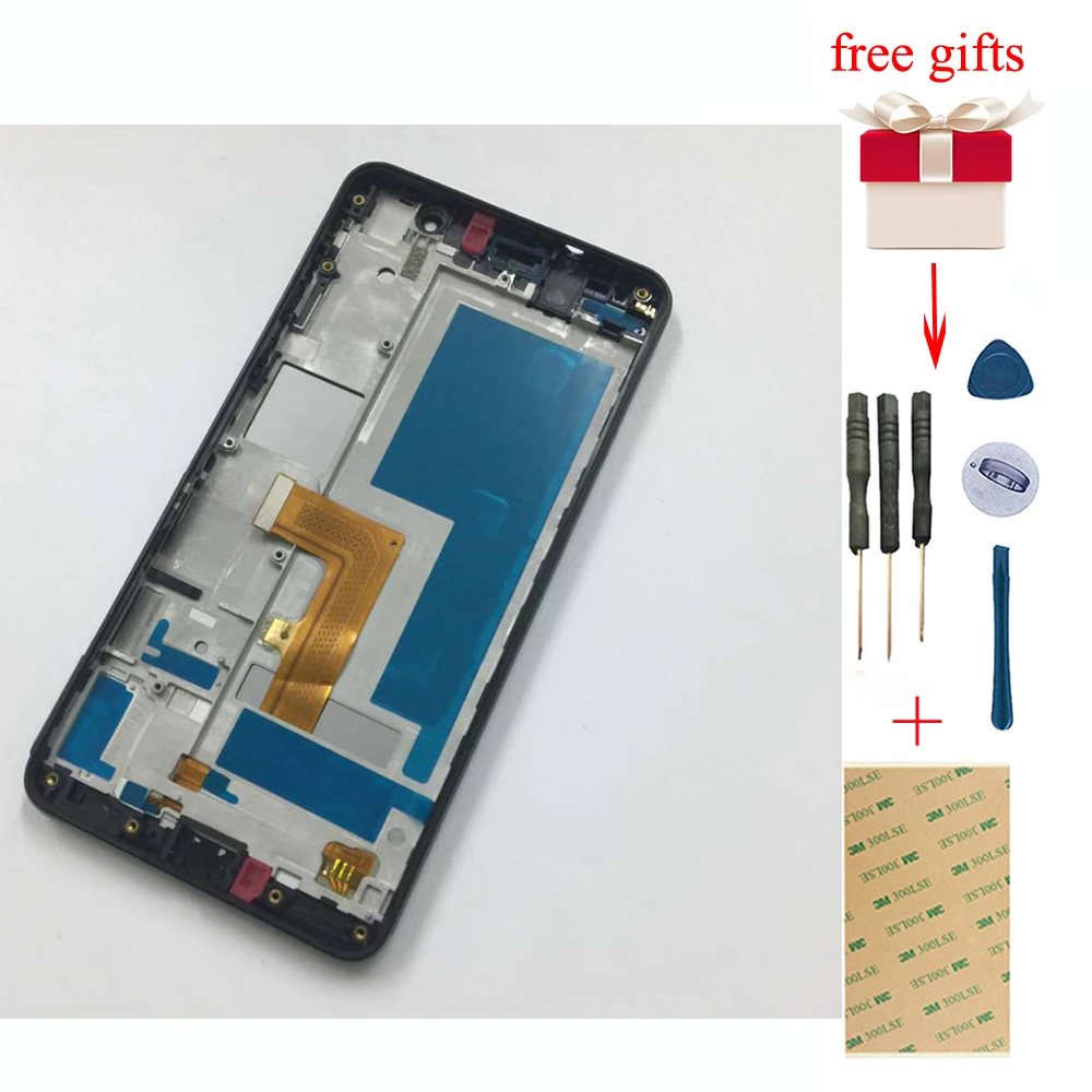 

for HUAWEI Honor 6 H60-L02 H60-L12 H60-L04 Touch Screen Digitizer Sensor Glass + LCD Display Monitor Panel Assembly with Frame