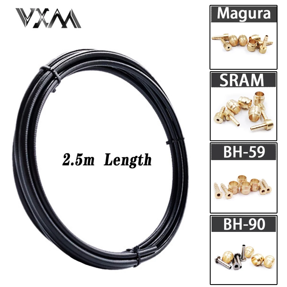 

Шланг велосипедный BH59 BH90 Sram Magura, гидравлический дисковый тормоз для горного велосипеда, соединительная вставка 2,5 м, набор оливок для mt200 m315 m395 m6000