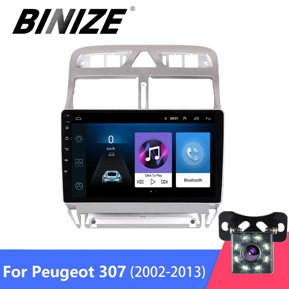 Автомобильный мультимедийный плеер для Peugeot стерео-система на Android 10 с GPS Wi-Fi Bluetooth