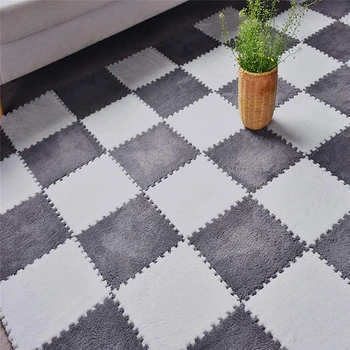 

Baby Play Mat EVA Foam Developing Mat Puzzle Soft Kids Rug Floor Mat Foldable Baby Gym Play Mat Thick Velvet Crawling Playmat